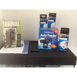 Aquarium / Fluval 90 litre Roma Fish Tank & Stand