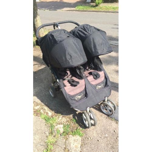 Baby Jogger City Mini Double In Black