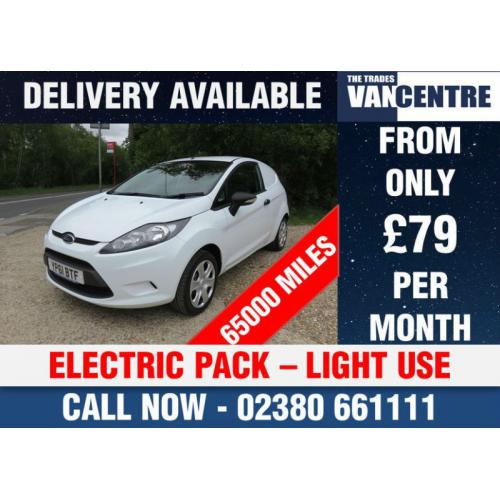 FORD FIESTA VAN 1.4 TDCI ELECTRIC PACK LIGHT USE GREAT VALUE
