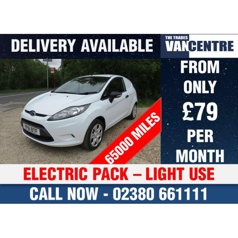 FORD FIESTA VAN 1.4 TDCI ELECTRIC PACK LIGHT USE GREAT VALUE