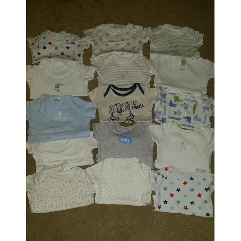 Baby boy 0-3 clothes bundle