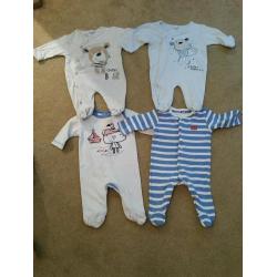 Baby boy 0-3 clothes bundle