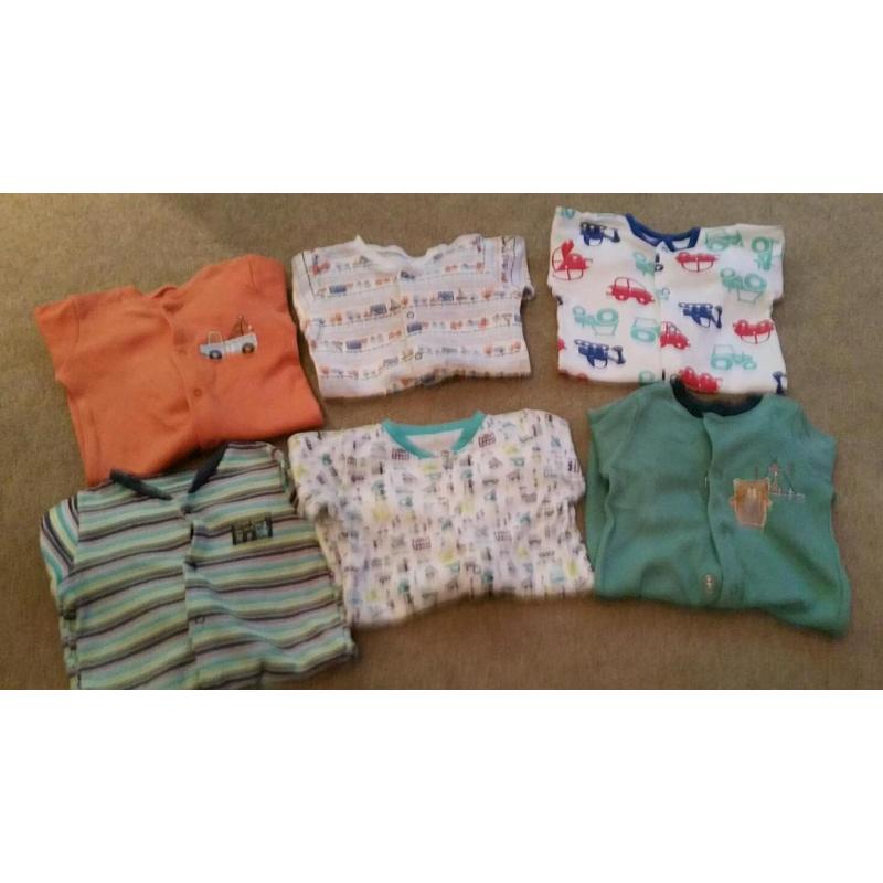 Baby boy 0-3 clothes bundle