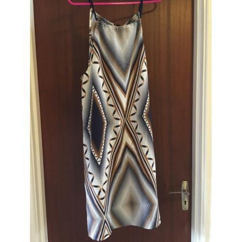 Halter Zig Zag Dress