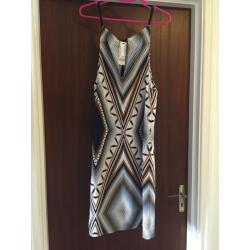 Halter Zig Zag Dress