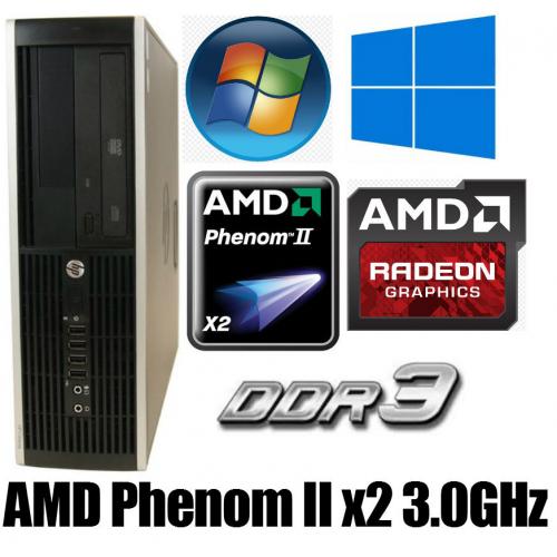 8GB Ram DDR3, HP PC Desktop, AMD 3.0GHz, 250GB HD, Minecraft,WiFi