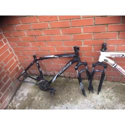 2 specialised hardrock frames