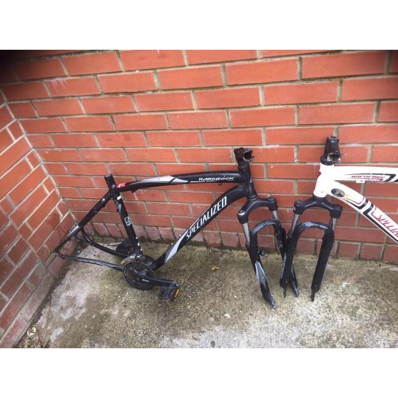 2 specialised hardrock frames