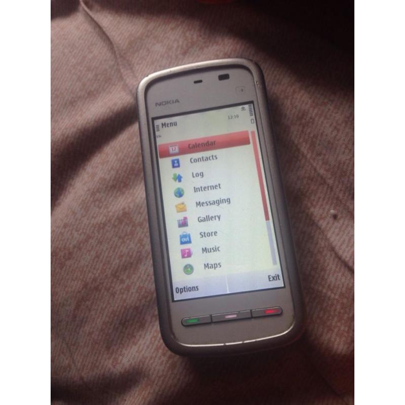 Nokia 5230 touch screen mobile / 3 network / for sale or swaps