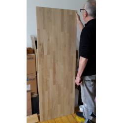 SOLID OAK BLOCK KITCHEN WORKTOP