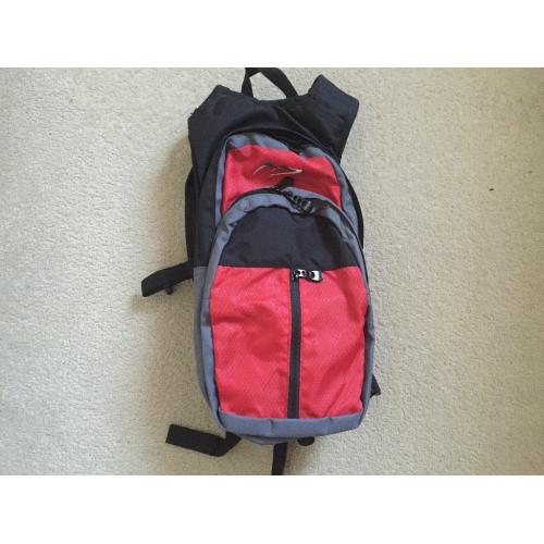 Compact slimline rucksack backpack bag bike cycle