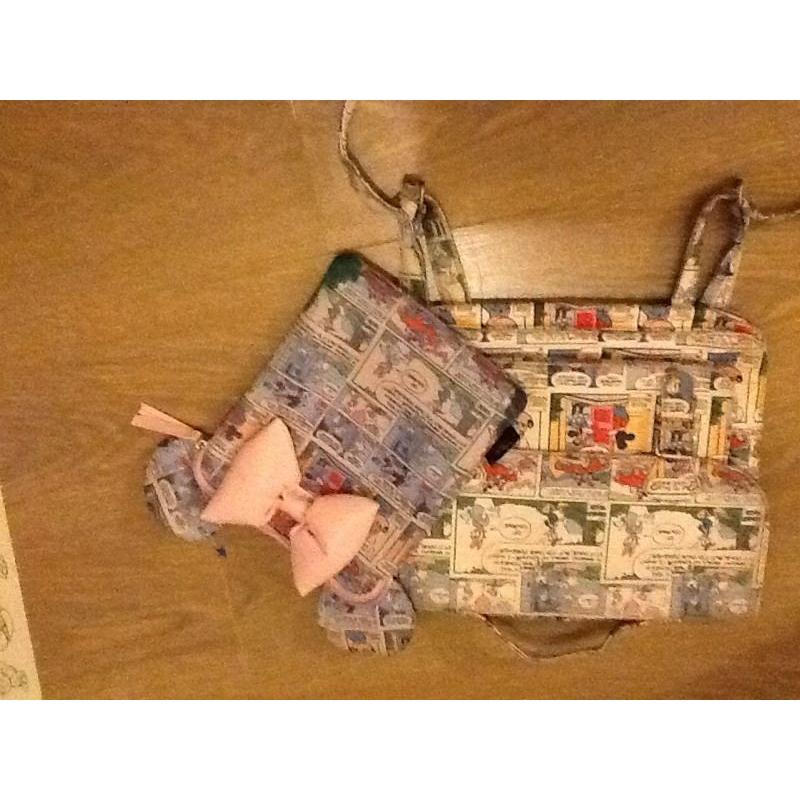 Mickey Mouse bag and ipad case