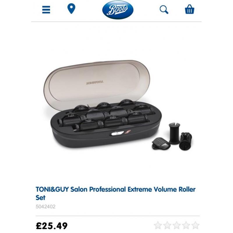 Toni & Guy Extreme Volume Roller set.