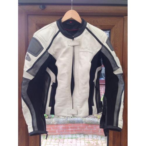 Hein Gericke Ladies Motorbike Leather Jacket - size 38