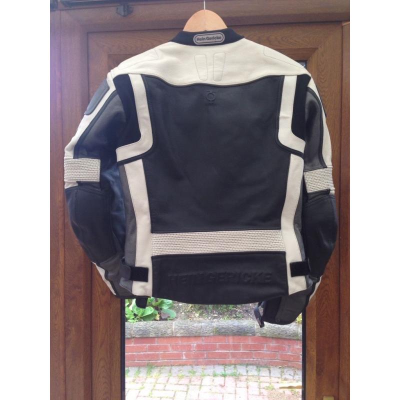 Hein Gericke Ladies Motorbike Leather Jacket - size 38