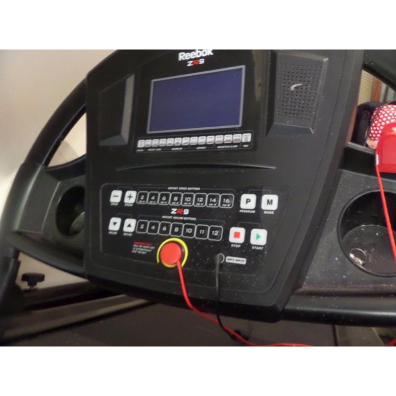 reebok ZR9 electric treadmill for sale