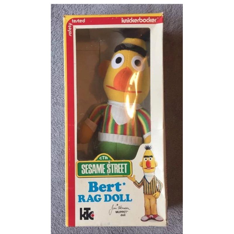 Rare 1976 Sesame Street Bert bear