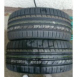 Two brand new tyres