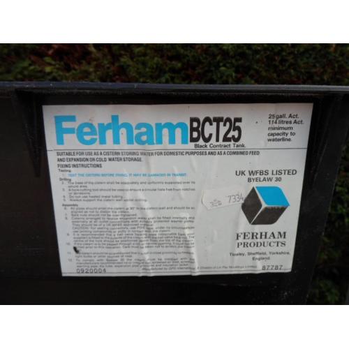 FERHAM COLD WATER STORAGE TANK