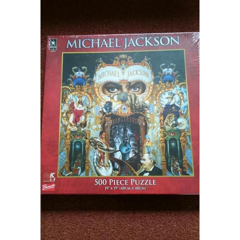 Jigsaw Puzzle. Michael Jackson. Dangerous. 500 pieces. SEALED *BNIB*