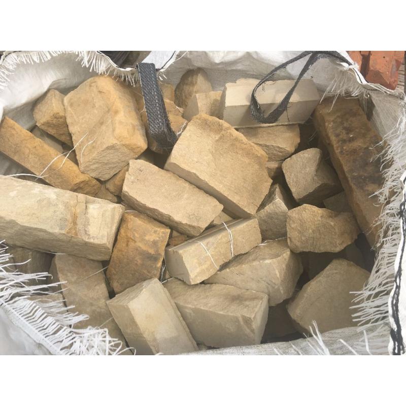 Sandstone coloured building stone