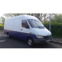 mercedes sprinter long wheel base 4 seats extra ,11 month mot