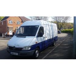 mercedes sprinter long wheel base 4 seats extra ,11 month mot