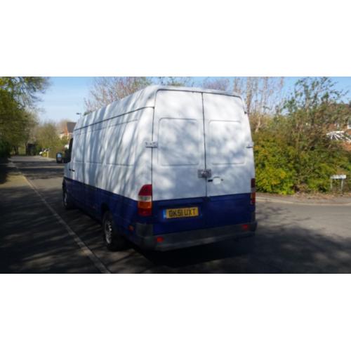 mercedes sprinter long wheel base 4 seats extra ,11 month mot