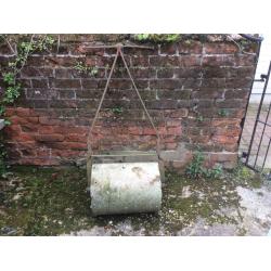Old Concrete Garden Roller