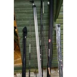 Various fishing rods for sale