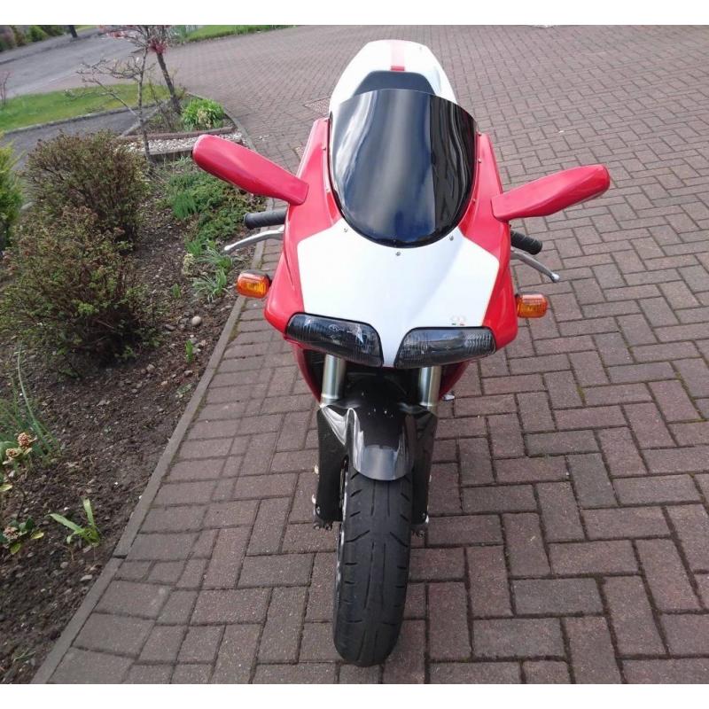 Stunning Red Ducati 996 superbike Motorcycle / Motorbike