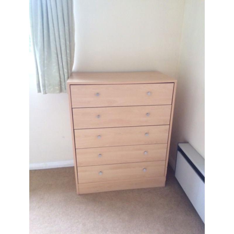 Chest of drawers pine effect
