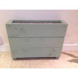 Wooden garden planter