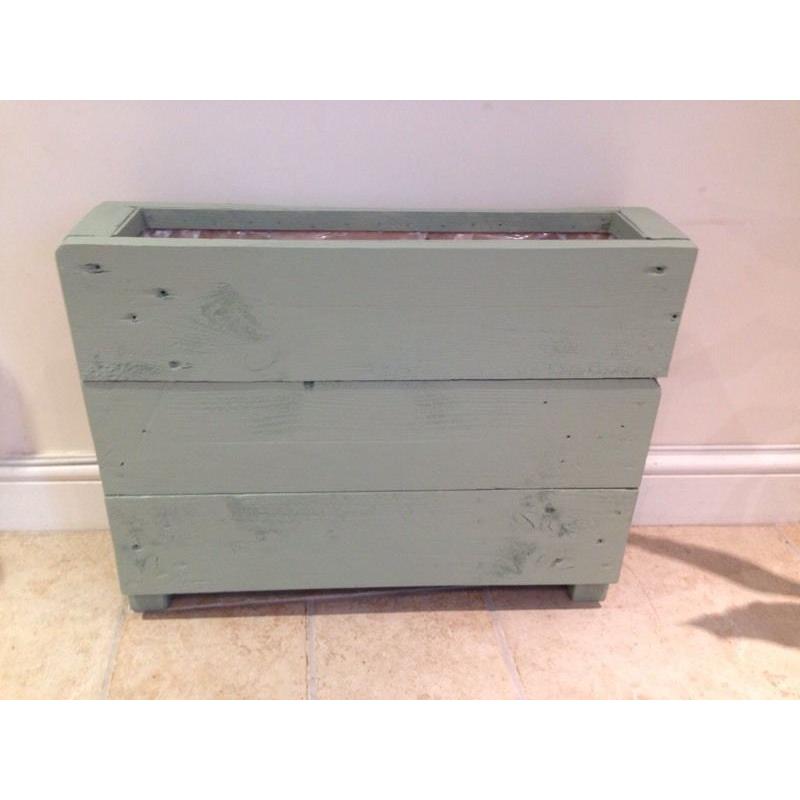 Wooden garden planter