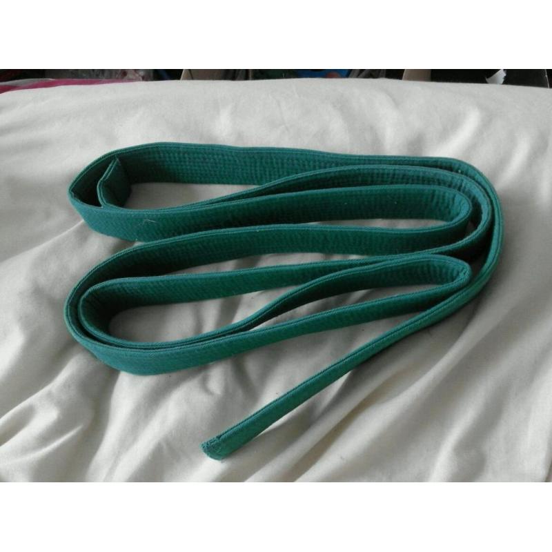 Martial arts green belt