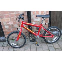 Boys Bicycle Sentinel Inferno approx 3-6 years