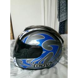 Agv helmet (not shoei shark arai rst) with black and clear visors