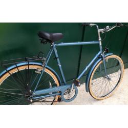 62cm Vintage Classic Raleigh City Large frame road town bike 3 speed good condition bicycle mudguard