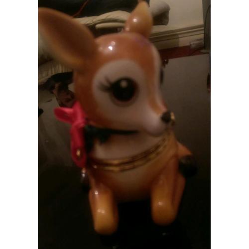 Porcelaines limited - Turgot reindeer music box