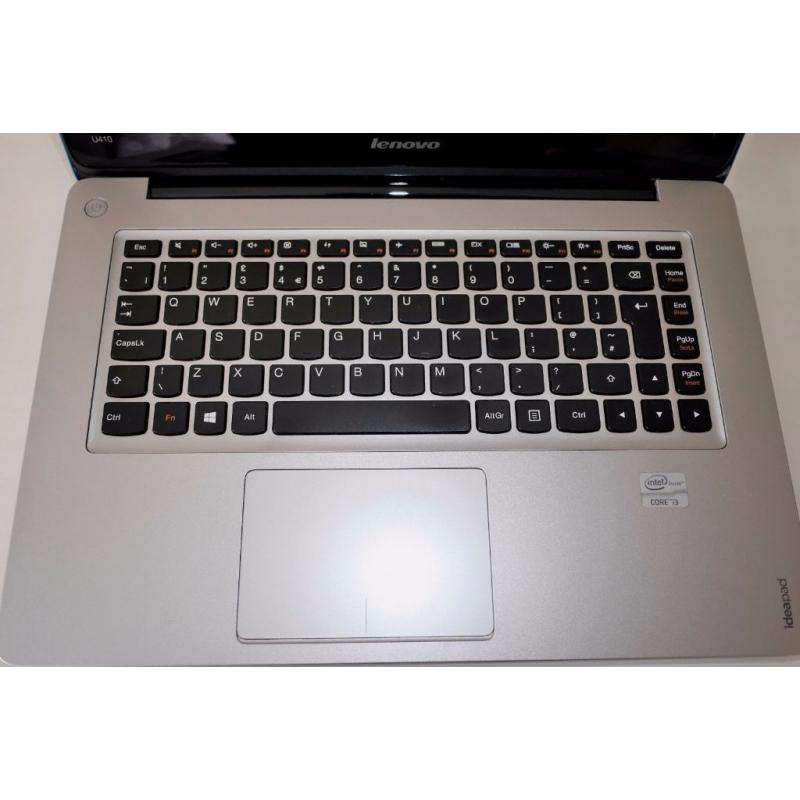 Lenovo Ideapad U410 laptop 500gb hd 8GB RAM Intel Core i3 3rd generation CPU Nvidia 610m graphics