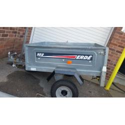 ERDE 102 TRAILER IN GREAT USED CONDITION NEW WHEEL BEARINGS READY TO USE