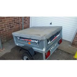 ERDE 102 TRAILER IN GREAT USED CONDITION NEW WHEEL BEARINGS READY TO USE