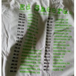 Ed Sheeran Multiply Tour Tee Shirt
