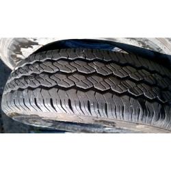 three like new van tyres or trailer