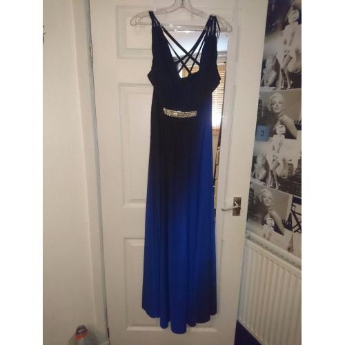 Beautiful royal blue and navy dress