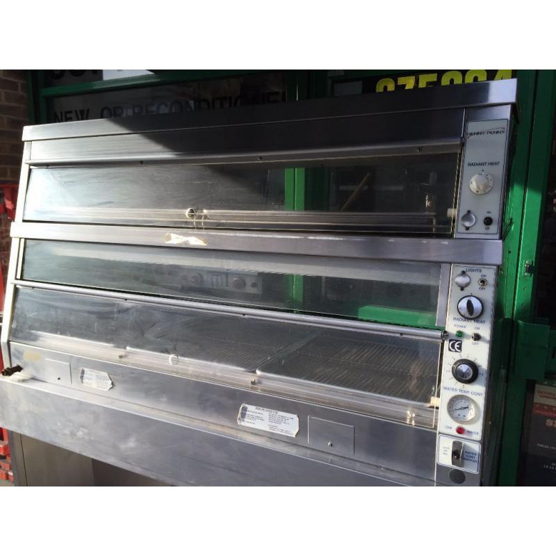 CATERING HCW5 HENNY PENNY HOT CHICKEN DISPLAY CABINET FAST FOOD RESTAURANT FRIED CHICKEN RESTAURANT