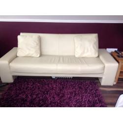 Sofa bed click clack faux leather