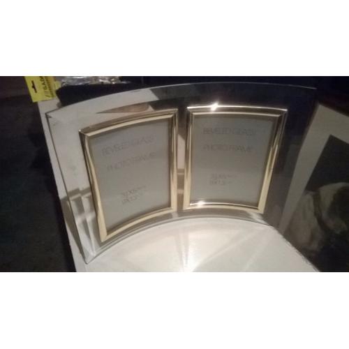 Glass double picture frame central London bargain