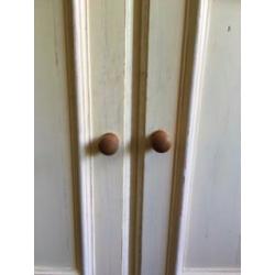 Solid Pine Painted/Distressed Cream Larder Cupboard