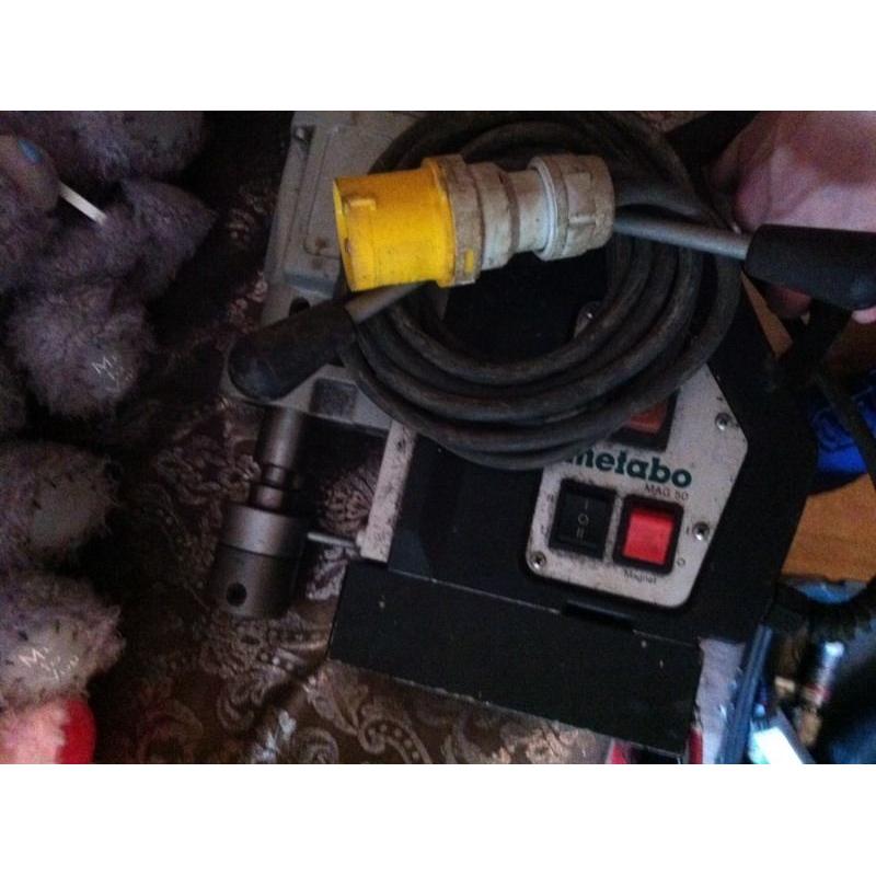 Metabo 110v 52mm magnetic core drill